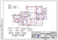 Проект электрики - освещение 2 этажа дома&nbsp;в КП «Агаларов Эстейт»