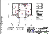 Проект электрики - освещение 2 этажа дома&nbsp;в Щёлково