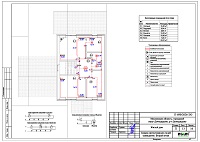 Электропроводка - освещение 2 этажа дома в Домодедово Проект электрики - освещение 2 этажа дома в Домодедово
