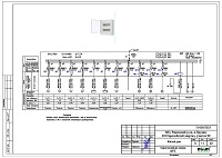 Проект электрики - электрощит ЩР-2 дома в КП «Европейский квартал»