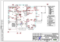 Проект электрики - розетки 1 этажа дома в КП «Европейский квартал»