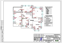 Проект электрики - электрика 2 этажа дома в КП «Европейский квартал»