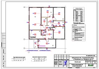Проект электрики - освещение дома в с. Ельдигино