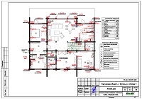Проект электрики - розетки 1 этажа дома&nbsp;в г. Жуков Калужской области