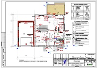 Проект электрики - розетки 1 этажа дома&nbsp;в СНТ «Кубасово»