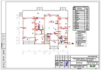 Проект электрики - розетки 1 этажа дома в ДПК Михайловское Одинцовского г.о.