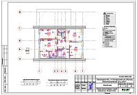 Проект электрики - освещение 2 этажа дома в рп Обухово Богородского г.о.