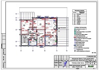 Проект электрики - розетки 2 этажа твинхауса в ДСК "Поречье"
