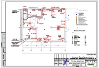 Проект электрики - розетки 1 этажа твинхауса в ДСК "Поречье" (правая часть)