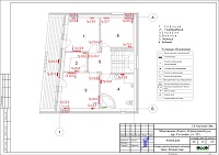 Проект электрики - электрика 2 этажа дома&nbsp;в дер. Супонево