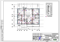 Проект электрики - освещение 2 этажа дома в КП "Сувонтоярви 2" Ленинградской области