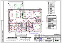 Проект электрики - освещение 1 этажа дома в ДНТ "Лесная поляна"&nbsp;Ульяновской&nbsp;области