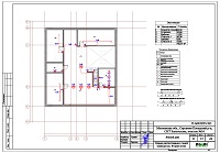 Проект электрики - освещение 2 этажа дома в СНТ Золотилово