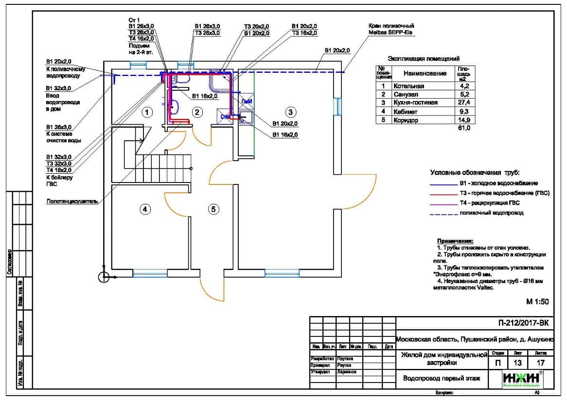 Система отопления загородного дома пример проекта 928