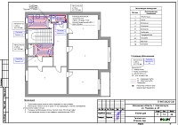 Проект теплого пола дома в г. Электрогорск, 2 этаж