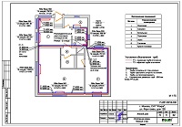 Проект двухтрубной системы отопления дома в СНТ «Искра»