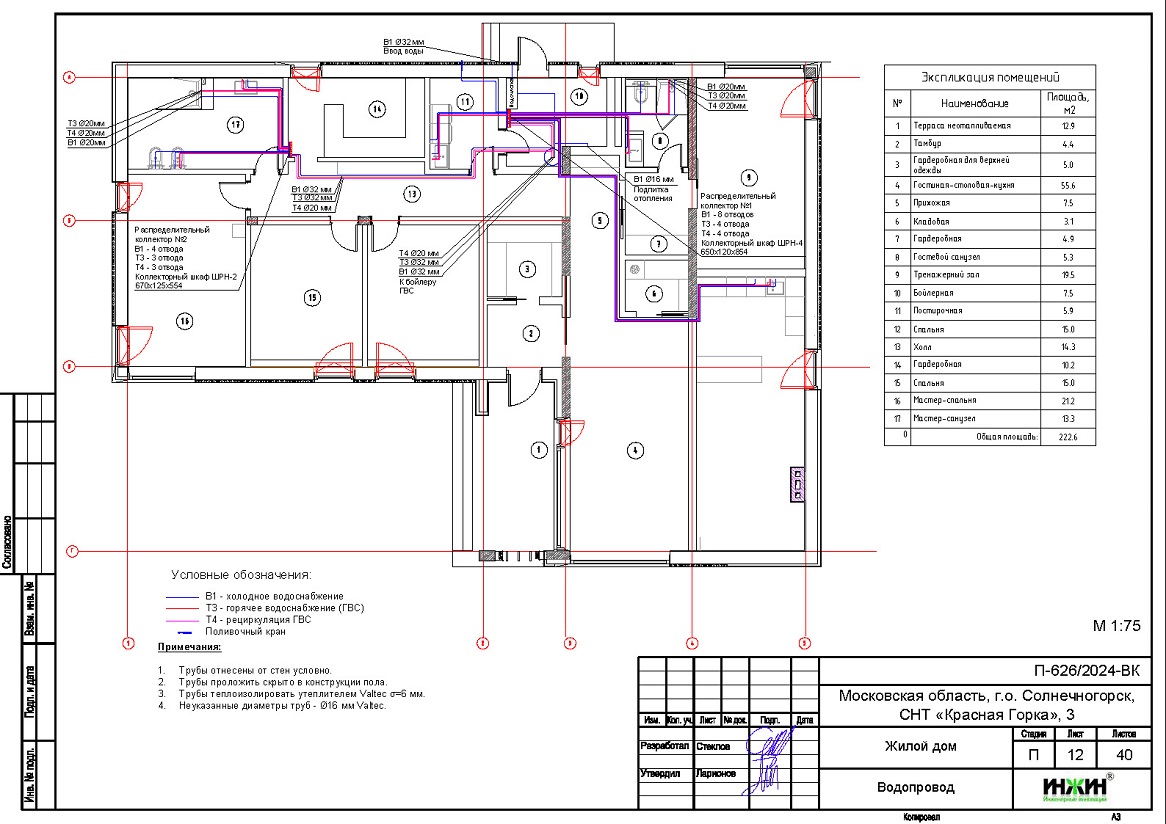 Отопление дома, расчет отопления 2504