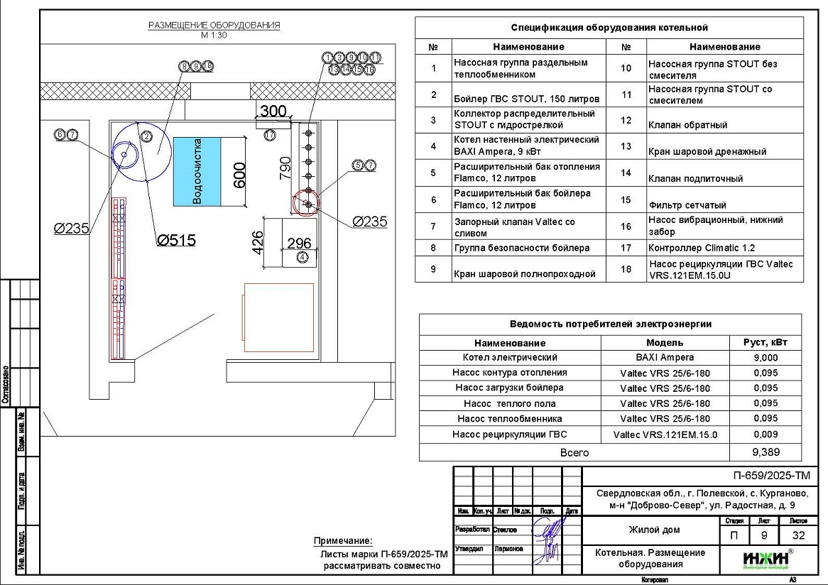 Отопление дома, расчет отопления 2511