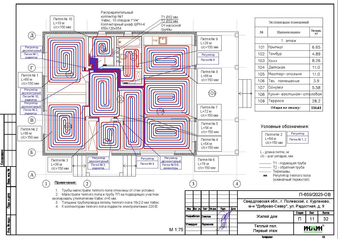 Отопление дома, расчет отопления 2513