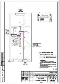 Проект радиаторного отопления 2 этажа таунхауса