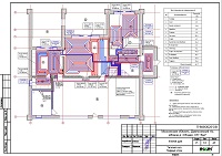 Проект теплого пола дома в КП "Лес"