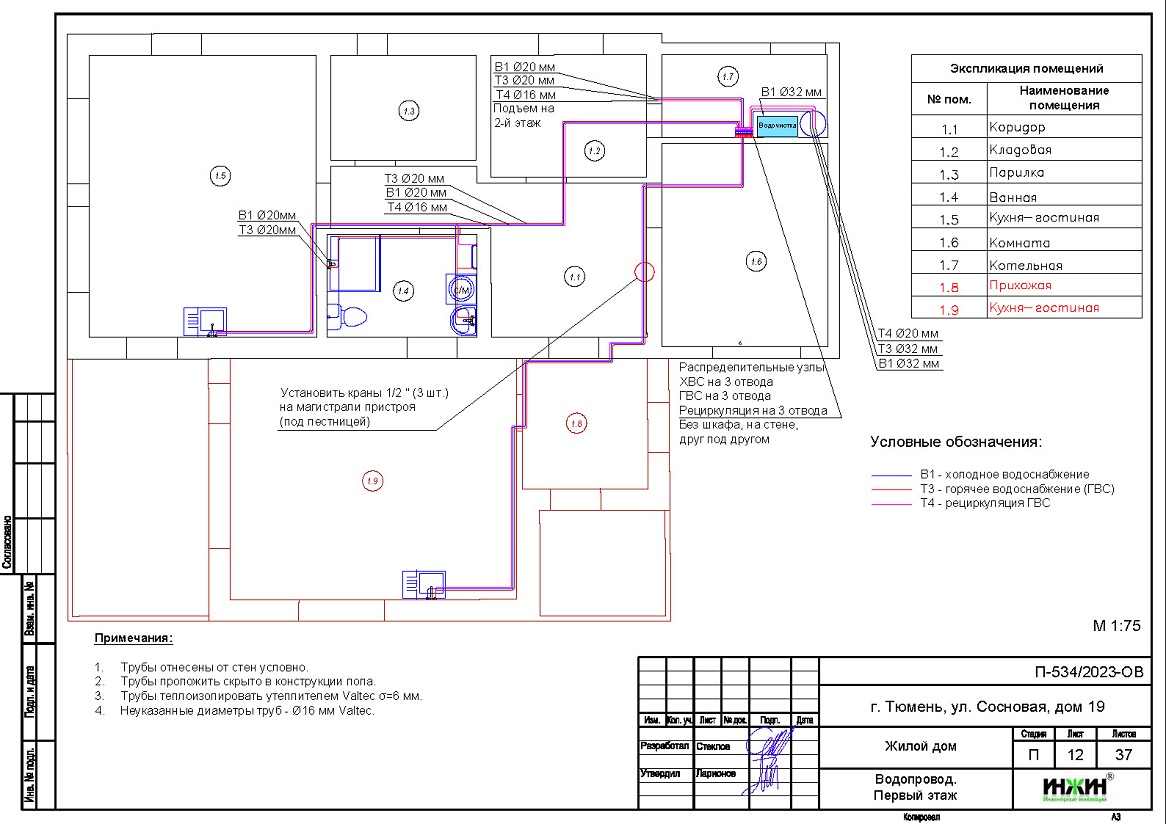 Отопление дома, расчет отопления 2012