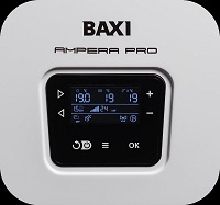 Дисплей электрических котлов отопления BAXI Ampera PRO