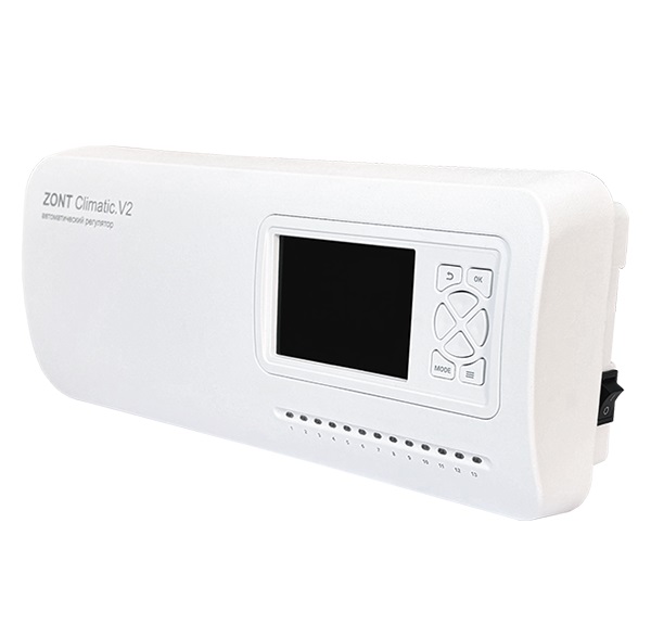 Новый контроллер системы отопления ZONT Climatic.V2