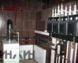 Монтаж коллектора с насосными группами Meibes, котла Beretta, двух коллекторных шкафов для отопления и теплого пола