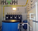 Коллектор Meibes в котельной Buderus