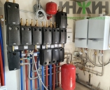 Монтаж котельной с двумя котлами Vaillant