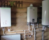 Монтаж котельной в деревянном доме с котлом Bosch