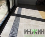 Встроенный в пол конвектор Varmann с решеткой из алюминия