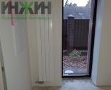 Установка секционного дизайн-радиатора SEBINO