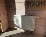 Установка панельных радиаторов отопления Kermi 