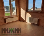 Радиаторы отопления Kermi в доме из бруса, монтаж