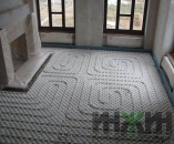 Монтаж теплого пола на матах Формат из пенополистирола металлопластиковой трубой Valtec