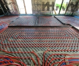 Теплый пол в каркасном доме, монтаж