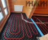 Монтаж теплого пола Rehau в деревянном доме