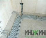 Монтаж электропроводки по плите перекрытия