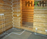 Монтаж электрики в деревянном доме открытым способом