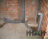 Монтаж внутренней канализации Внутренняя канализация в санузле частного дома