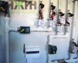 Монтаж узла распределения водопровода с системой защиты от протечек Neptun